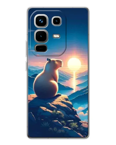 Чохол для Infinix Note 50 з картинкою «Захід сонця з капібарою» Чохол для Infinix Note 50 з картинкою «Захід сонця з капібарою»