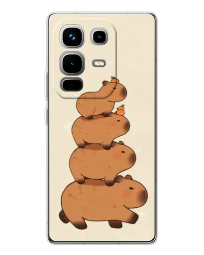 Чохол для Infinix Note 50 з картинкою «Вежа з капібар» Чохол для Infinix Note 50 з картинкою «Вежа з капібар»