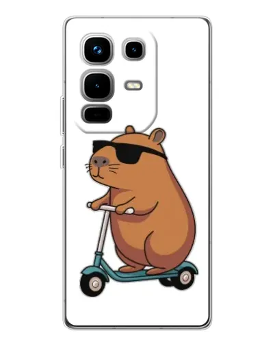 Чохол для Infinix Note 50 з картинкою «Капібара на самокаті» Чохол для Infinix Note 50 з картинкою «Капібара на самокаті»