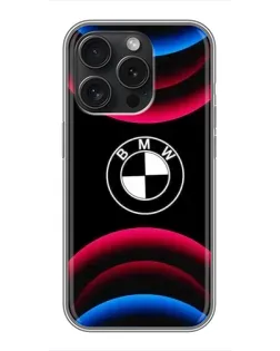 Чехол для Infinix Note 60 Pro с картинкой «Логотип BMW и неоновые дуги»