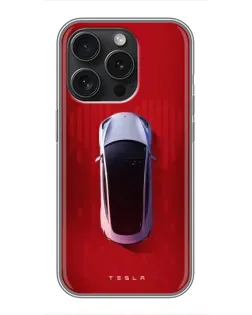 Чехол для Infinix Note 60 Pro с картинкой «Tesla Top View»