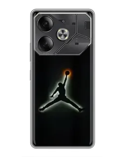 Чехол для Infinix Note 60 Ultra с картинкой «Jordan Gradient Logo»
