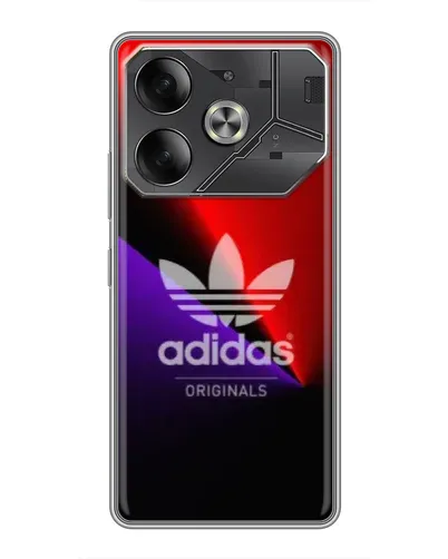Чехол для Infinix Note 60 Ultra с картинкой «Adidas Red Neon» Чехол для Infinix Note 60 Ultra с картинкой «Adidas Red Neon»