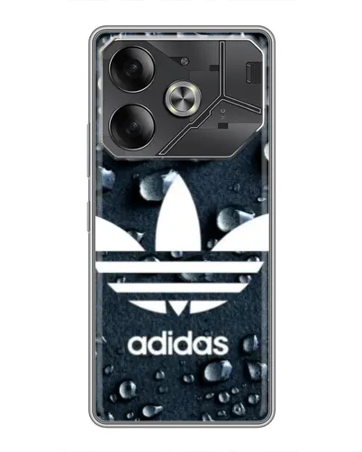 Чехол для Infinix Note 60 Ultra с картинкой «Adidas Trefoil Blue» Чехол для Infinix Note 60 Ultra с картинкой «Adidas Trefoil Blue»