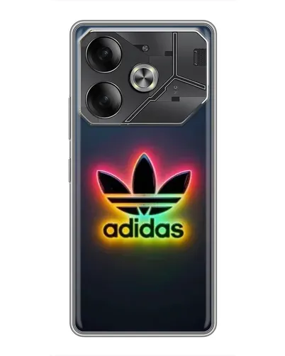 Чехол для Infinix Note 60 Ultra с картинкой «Неоновый Adidas» Чехол для Infinix Note 60 Ultra с картинкой «Неоновый Adidas»