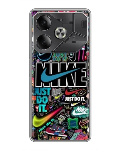 Чехол для Infinix Note 60 Ultra с картинкой «Яркий коллаж Nike» Чехол для Infinix Note 60 Ultra с картинкой «Яркий коллаж Nike»