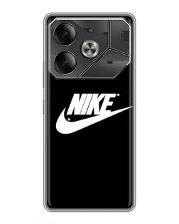 Чехол для Infinix Note 60 Ultra с картинкой «Мазки краски Nike»