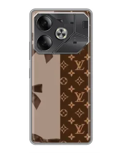 Чехол для Infinix Note 60 Ultra с картинкой «Louis Vuitton — банты»