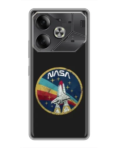 Чехол для Infinix Note 60 Ultra с картинкой «NASA — эмблема миссии» Чехол для Infinix Note 60 Ultra с картинкой «NASA — эмблема миссии»