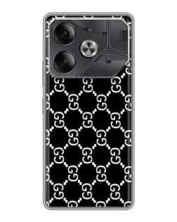 Чехол для Infinix Note 60 Ultra с картинкой «Gucci — сетчатый паттерн»