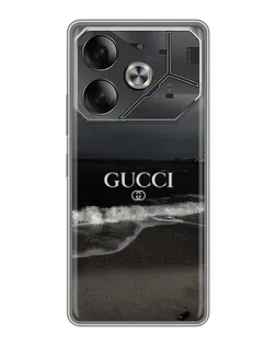 Чехол для Infinix Note 60 Ultra с картинкой «Gucci — морской прибой»