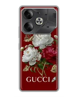 Чехол для Infinix Note 60 Ultra с картинкой «Gucci —  сад»