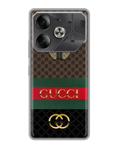 Чехол для Infinix Note 60 Ultra с картинкой «Gucci — брендированный десерт» Чехол для Infinix Note 60 Ultra с картинкой «Gucci — брендированный десерт»