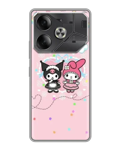 Чехол для Infinix Note 60 Ultra с картинкой «My Melody и Kuromi» Чехол для Infinix Note 60 Ultra с картинкой «My Melody и Kuromi»