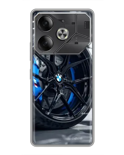 Чехол для Infinix Note 60 Ultra с картинкой «Колесо BMW вблизи» Чехол для Infinix Note 60 Ultra с картинкой «Колесо BMW вблизи»