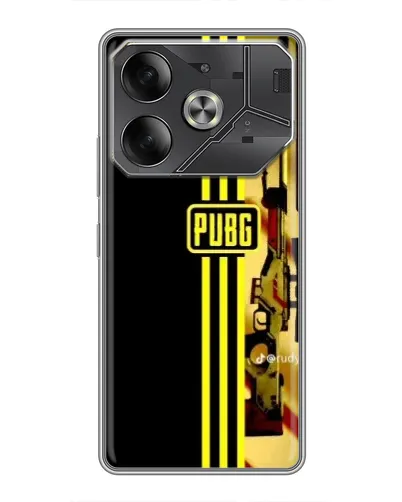 Чехол для Infinix Note 60 Ultra с картинкой «PUBG — камуфляжный шлем»