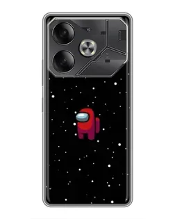 Чехол для Infinix Note 60 Ultra с картинкой «Красный Among Us»