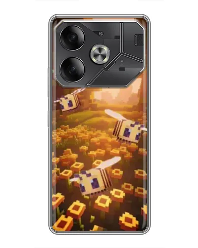 Чехол для Infinix Note 60 Ultra с картинкой «Поле подсолнухов»