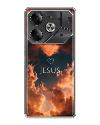 Чехол для Infinix Note 60 Ultra с картинкой «Сияние Имени Jesus»