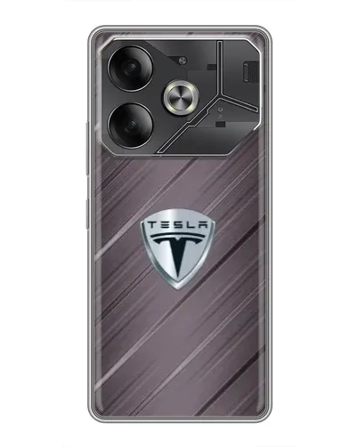 Чехол для Infinix Note 60 Ultra с картинкой «Металлическая текстура Tesla» Чехол для Infinix Note 60 Ultra с картинкой «Металлическая текстура Tesla»