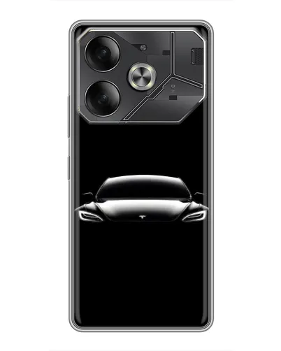 Чехол для Infinix Note 60 Ultra с картинкой «Фары Tesla Night» Чехол для Infinix Note 60 Ultra с картинкой «Фары Tesla Night»