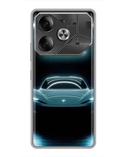 Чехол для Infinix Note 60 Ultra с картинкой «Tesla в неоне» Чехол для Infinix Note 60 Ultra с картинкой «Tesla в неоне»