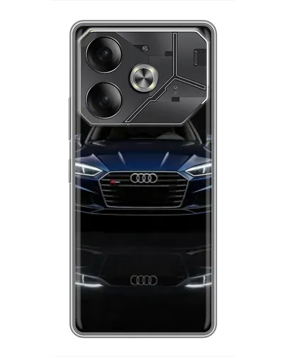 Чехол для Infinix Note 60 Ultra с картинкой «Audi — ночное отражение»
