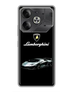 Чехол для Infinix Note 60 Ultra с картинкой «Логотип Lamborghini классика»
