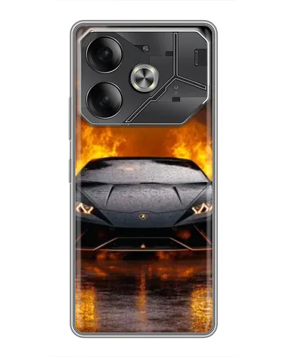 Чехол для Infinix Note 60 Ultra с картинкой «Lamborghini в огне» Чехол для Infinix Note 60 Ultra с картинкой «Lamborghini в огне»