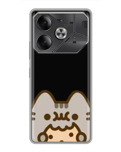 Чехол для Infinix Note 60 Ultra с картинкой «Пушин на черном» Чехол для Infinix Note 60 Ultra с картинкой «Пушин на черном»