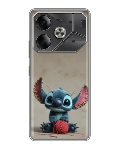 Чехол для Infinix Note 60 Ultra с картинкой «Стич на коричневом фоне» Чехол для Infinix Note 60 Ultra с картинкой «Стич на коричневом фоне»