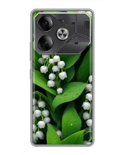 Чехол для Infinix Note 60 Ultra с картинкой «Ландыши в зелени» Чехол для Infinix Note 60 Ultra с картинкой «Ландыши в зелени»