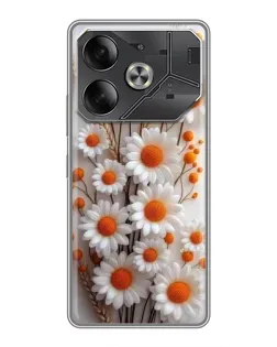Чехол для Infinix Note 60 Ultra с картинкой «Белые сухоцветы» Чехол для Infinix Note 60 Ultra с картинкой «Белые сухоцветы»