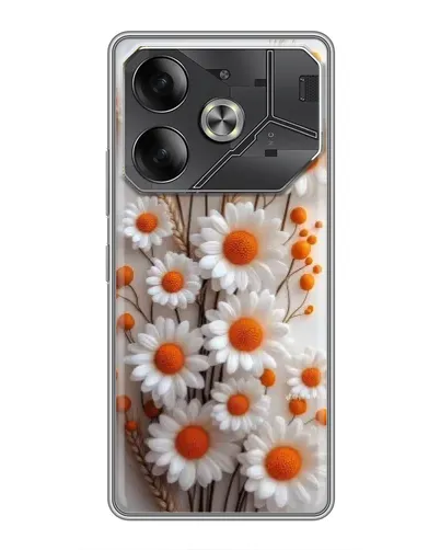 Чехол для Infinix Note 60 Ultra с картинкой «Белые сухоцветы» Чехол для Infinix Note 60 Ultra с картинкой «Белые сухоцветы»