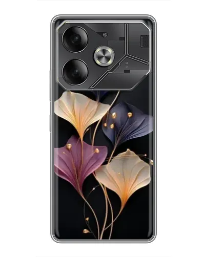 Чехол для Infinix Note 60 Ultra с картинкой «Лиловые цветы грации» Чехол для Infinix Note 60 Ultra с картинкой «Лиловые цветы грации»