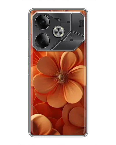 Чехол для Infinix Note 60 Ultra с картинкой «Оранжевый макро цветок» Чехол для Infinix Note 60 Ultra с картинкой «Оранжевый макро цветок»