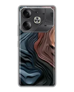 Чехол для Infinix Note 60 Ultra с картинкой «Цветные волны каньона» Чехол для Infinix Note 60 Ultra с картинкой «Цветные волны каньона»