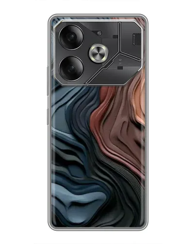 Чехол для Infinix Note 60 Ultra с картинкой «Цветные волны каньона» Чехол для Infinix Note 60 Ultra с картинкой «Цветные волны каньона»