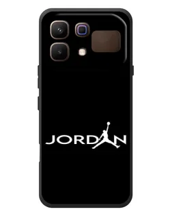 Чехол для Infinix Note 60 с картинкой «Jordan White Logo»
