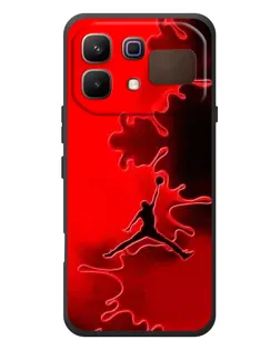 Чехол для Infinix Note 60 с картинкой «Jordan Red Smoke»