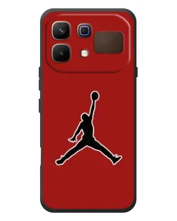 Чехол для Infinix Note 60 с картинкой «Jordan Red Back»