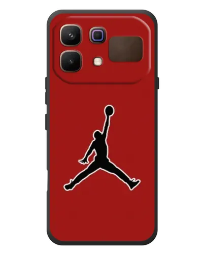 Чехол для Infinix Note 60 с картинкой «Jordan Red Back»