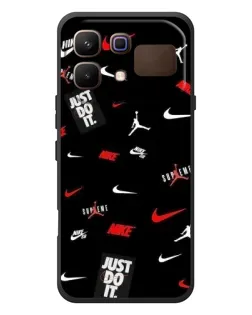 Чехол для Infinix Note 60 с картинкой «Nike Mix Pattern»