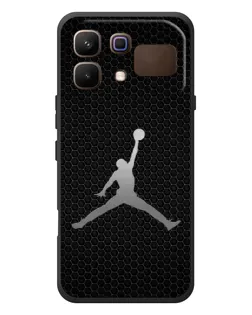 Чехол для Infinix Note 60 с картинкой «Jordan Dark Carbon»