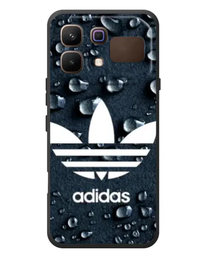 Чехол для Infinix Note 60 с картинкой «Adidas Trefoil Blue»