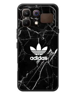 Чехол для Infinix Note 60 с картинкой «Белый мрамор Adidas»