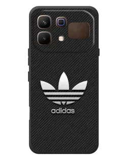 Чехол для Infinix Note 60 с картинкой «Adidas Карбоновая текстура»