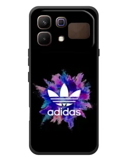 Чехол для Infinix Note 60 с картинкой «Взрыв красок Adidas»