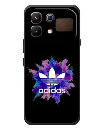 Чехол для Infinix Note 60 с картинкой «Взрыв красок Adidas»