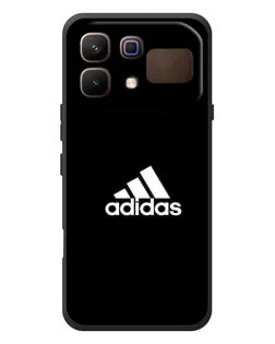 Чехол для Infinix Note 60 с картинкой «Черная классика Adidas»